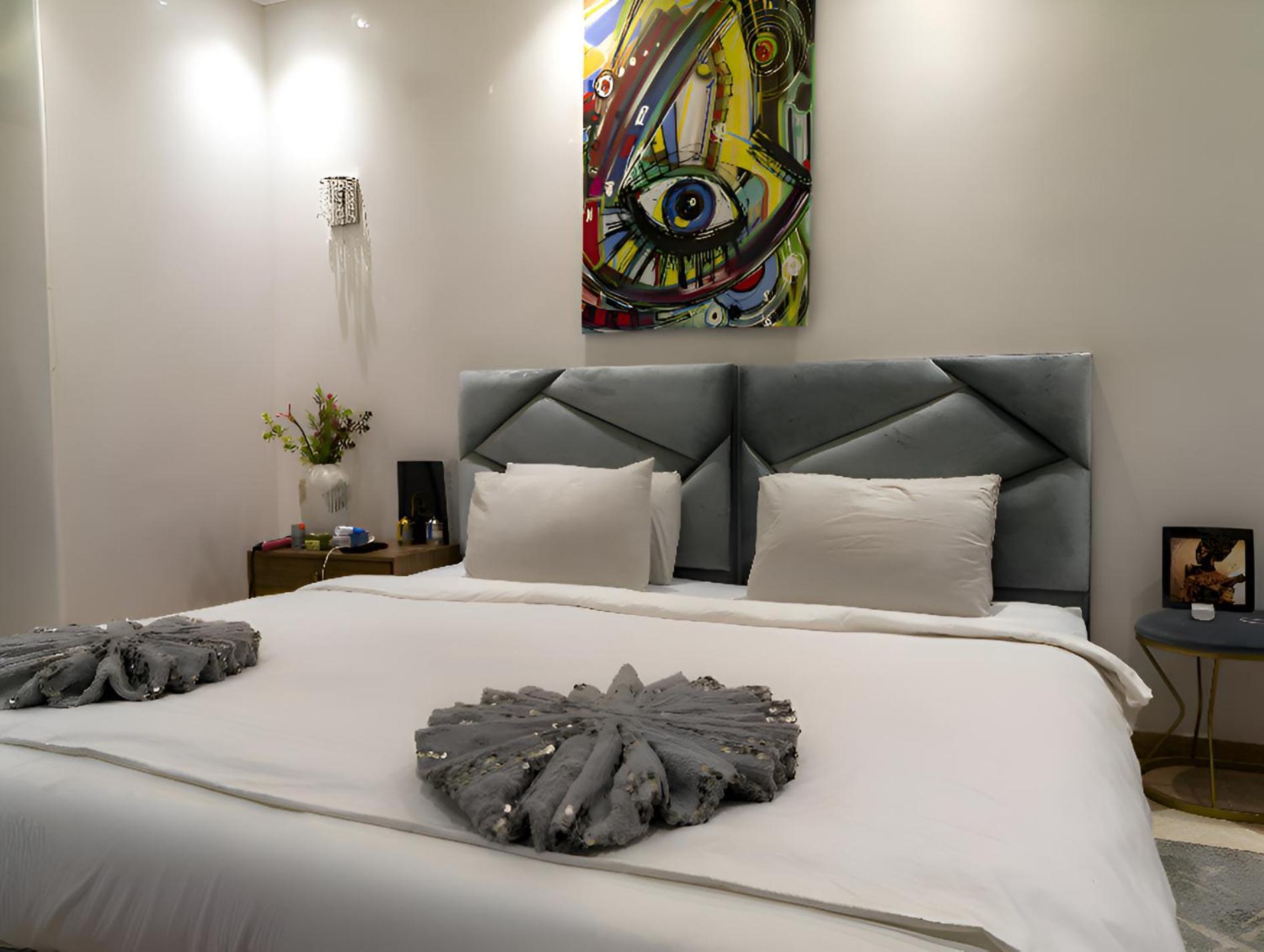 Chambre Lits Jumeaux avec Salle de Bains Privative